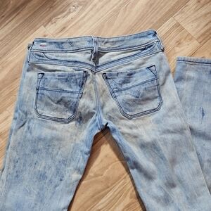 Diesel Women's Light Blue Straight Leg Jeans